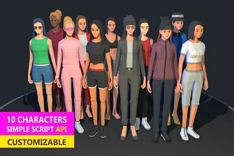 character low poly|low poly character download.